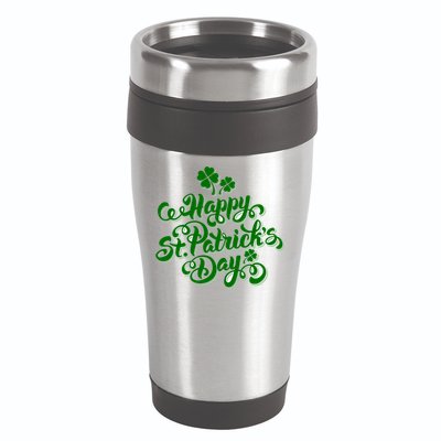 Happy St Patrick's Day Holiday 16oz Travel Tumbler