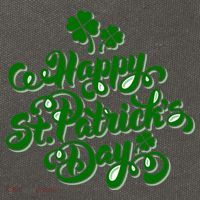 Happy St Patrick's Day Holiday Cotton Canvas Backpack