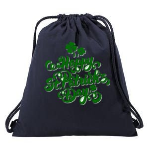 Happy St Patrick's Day Holiday Drawstring Bag