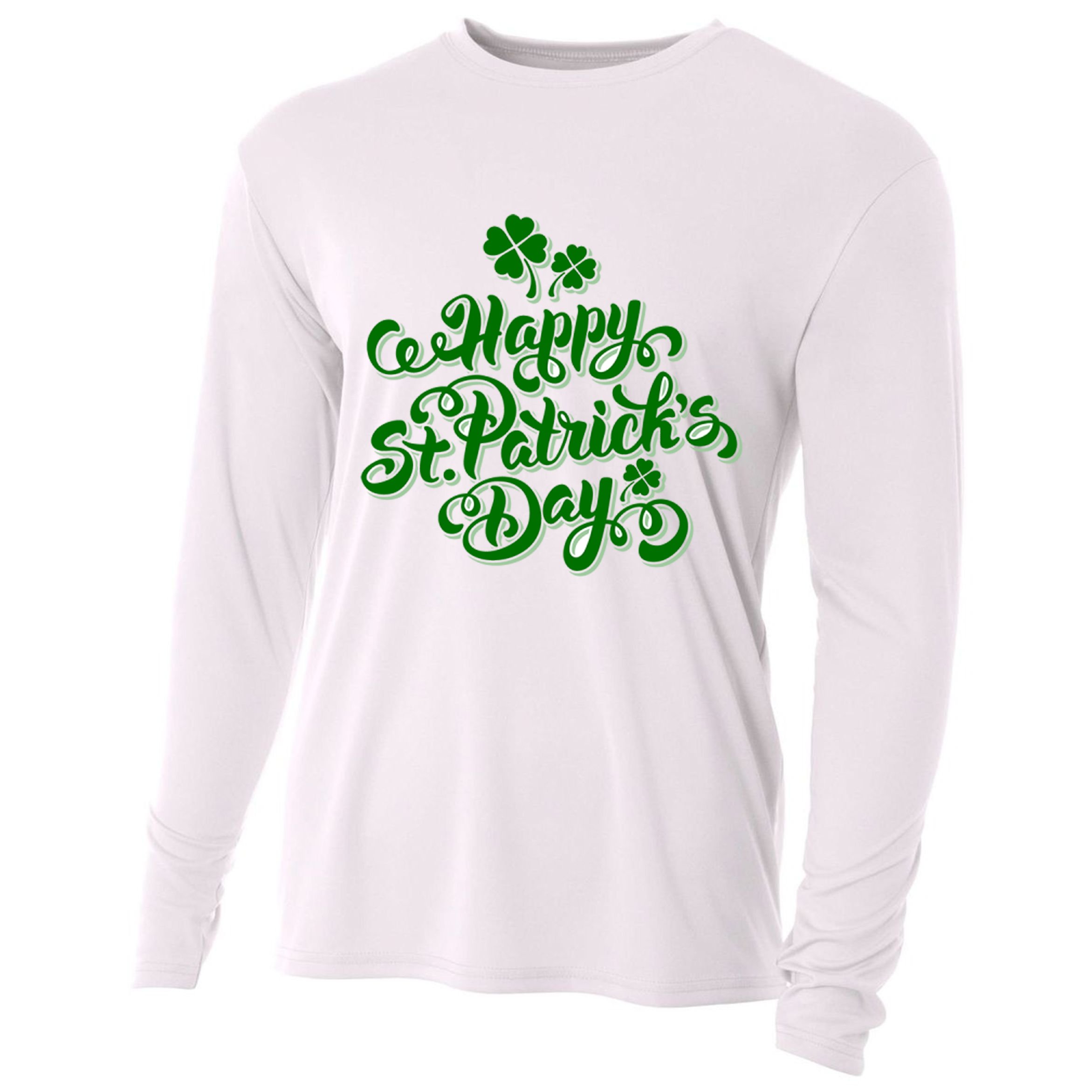 Happy St Patrick's Day Holiday Cooling Performance Long Sleeve Crew