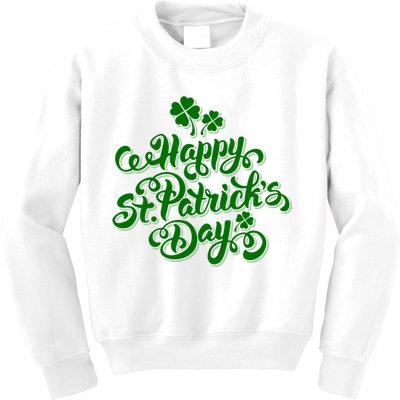 Happy St Patrick's Day Holiday Kids Sweatshirt