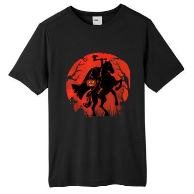 Halloween Scary Pumpkin Headless Horseman Tall Fusion ChromaSoft Performance T-Shirt