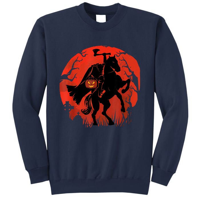 Halloween Scary Pumpkin Headless Horseman Sweatshirt