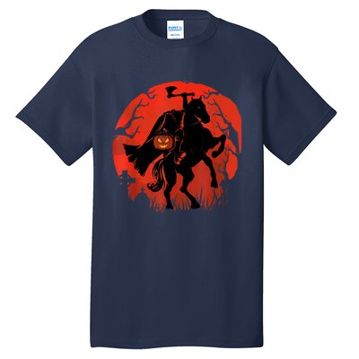 Halloween Scary Pumpkin Headless Horseman Tall T-Shirt