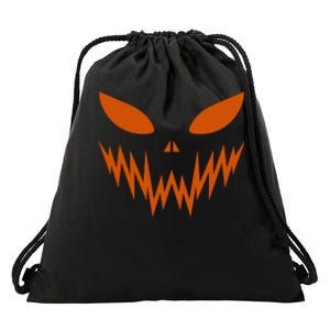 Halloween Spooky Pumpkin Drawstring Bag