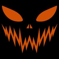 Halloween Spooky Pumpkin Drawstring Bag