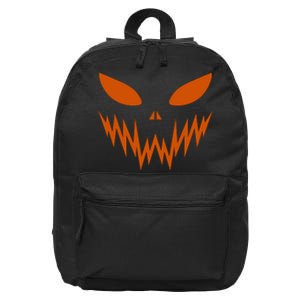 Halloween Spooky Pumpkin 16 in Basic Backpack