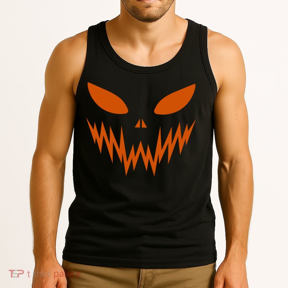 Halloween Spooky Pumpkin Tank Top