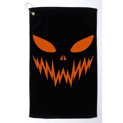 Halloween Spooky Pumpkin Golf Towel