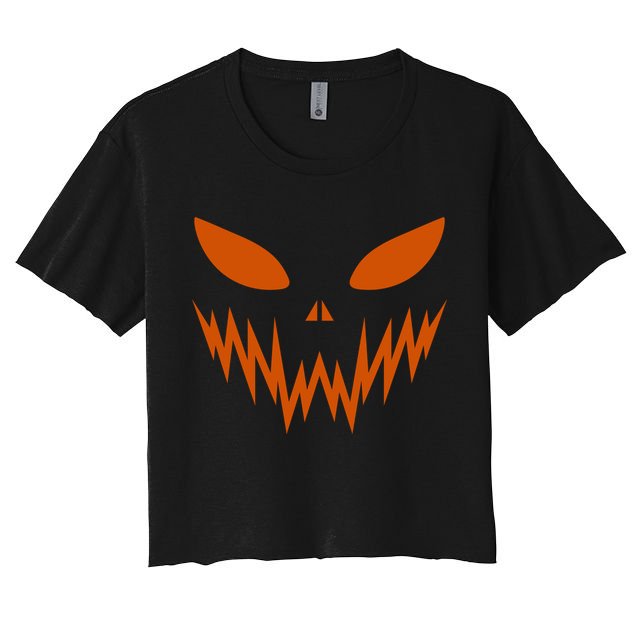 Halloween Spooky Pumpkin Crop Top