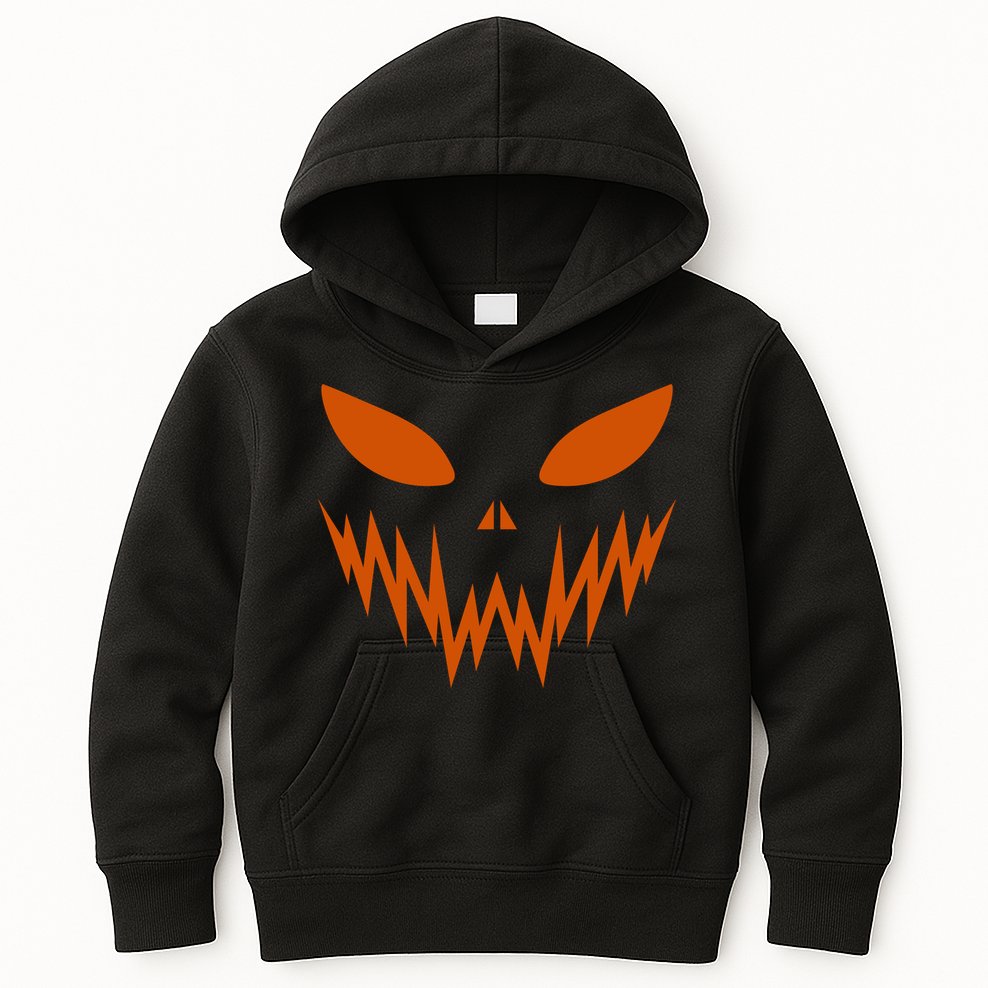 Halloween Spooky Pumpkin Kids Hoodie