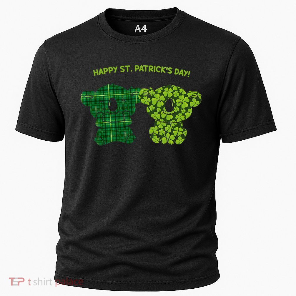 Happy St Patrick's Day Irish Kilt Shamrock Pattern Performance Shirt