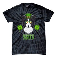 Happy St. Patricks Day Border Collie Shenanigans apparel Tie-Dye T-Shirt