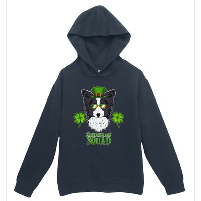 Happy St. Patricks Day Border Collie Shenanigans apparel Urban Pullover Hoodie