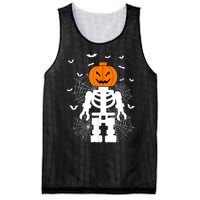 Halloween Skeleton Pumpkin Master Builder Block Building Mesh Reversible Basketball Jersey Tank