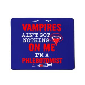 Halloween Spooky Phlebotomist Phlebotomy Nurse Tech Gift Mousepad