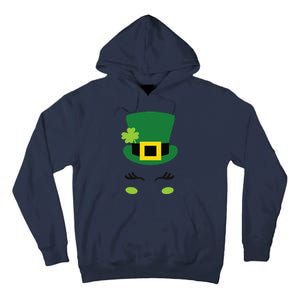 Happy Saint Patrick's Day Irish Face Lucky Charm Paddy's Day Cute Tall Hoodie