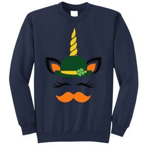 Happy Saint Patrick's Day Irish Face Lucky Charm Paddy's Day Love Sweatshirt