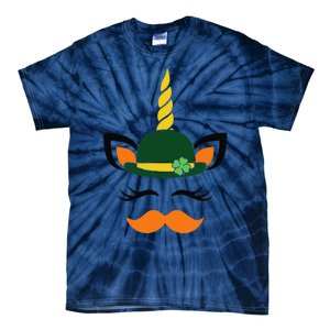 Happy Saint Patrick's Day Irish Face Lucky Charm Paddy's Day Love Tie-Dye T-Shirt