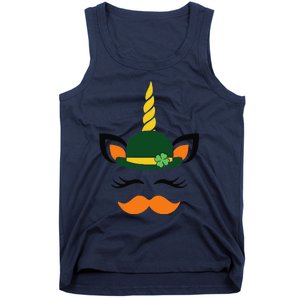 Happy Saint Patrick's Day Irish Face Lucky Charm Paddy's Day Love Tank Top