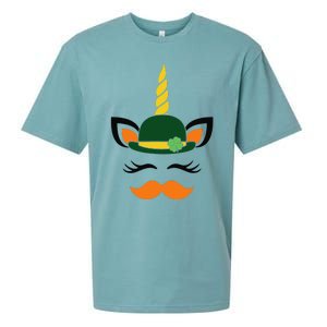 Happy Saint Patrick's Day Irish Face Lucky Charm Paddy's Day Love Sueded Cloud Jersey T-Shirt