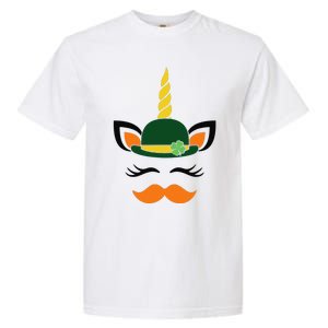 Happy Saint Patrick's Day Irish Face Lucky Charm Paddy's Day Love Garment-Dyed Heavyweight T-Shirt