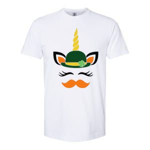 Happy Saint Patrick's Day Irish Face Lucky Charm Paddy's Day Love Softstyle CVC T-Shirt