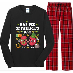 Happee St Patricks Day Kidneys Shamrock Urology Nurse Long Sleeve Pajama Set