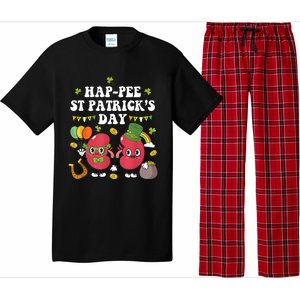 Happee St Patricks Day Kidneys Shamrock Urology Nurse Pajama Set