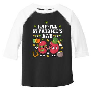 Happee St Patricks Day Kidneys Shamrock Urology Nurse Toddler Fine Jersey T-Shirt