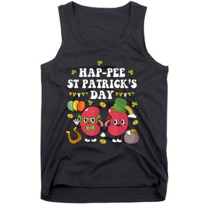 Happee St Patricks Day Kidneys Shamrock Urology Nurse Tank Top