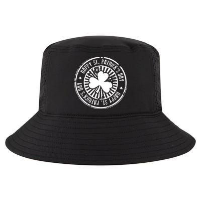 Happy St Patrick's Day Logo Cool Comfort Performance Bucket Hat