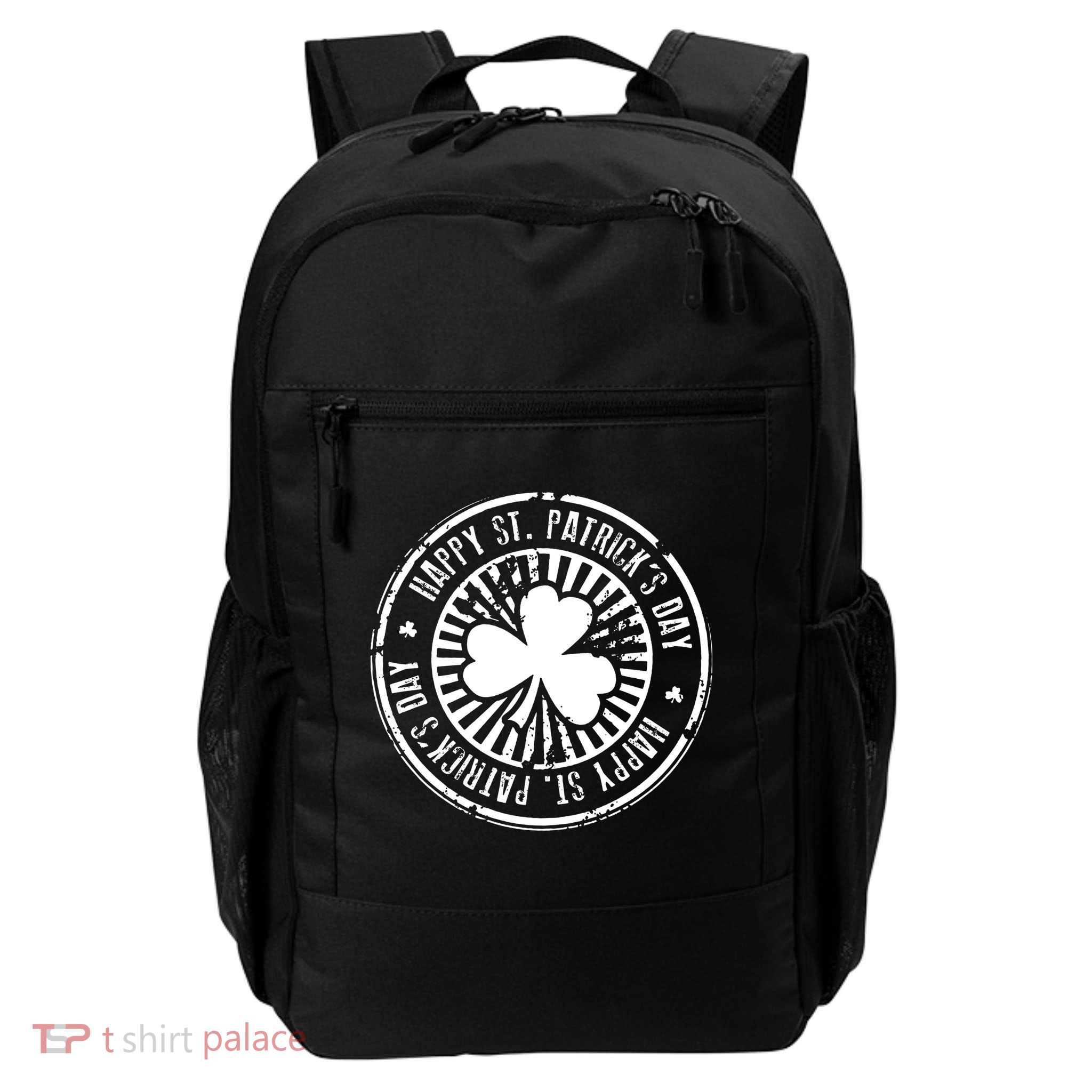 Happy St Patrick's Day Logo Backpack