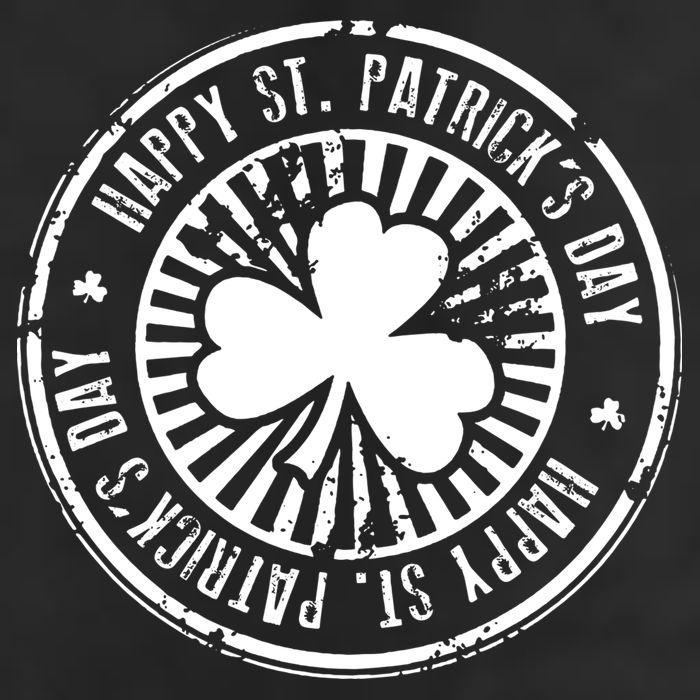 Happy St Patrick's Day Logo Adult Drive Performance Visor