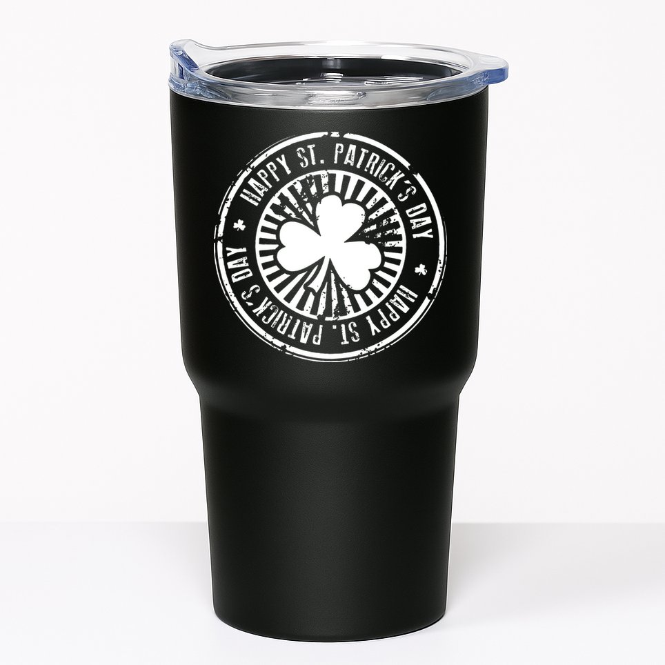 Happy St Patrick's Day Logo Tumbler