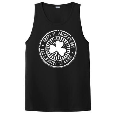 Happy St Patrick's Day Logo PosiCharge Competitor Tank