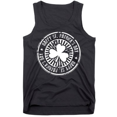 Happy St Patrick's Day Logo Tank Top