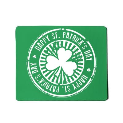 Happy St Patrick's Day Logo Mousepad