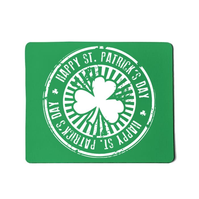 Happy St Patrick's Day Logo Mousepad