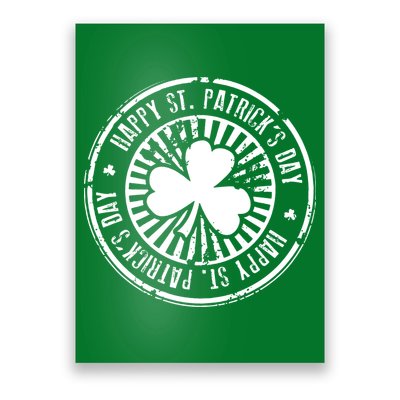 Happy St Patrick's Day Logo Poster