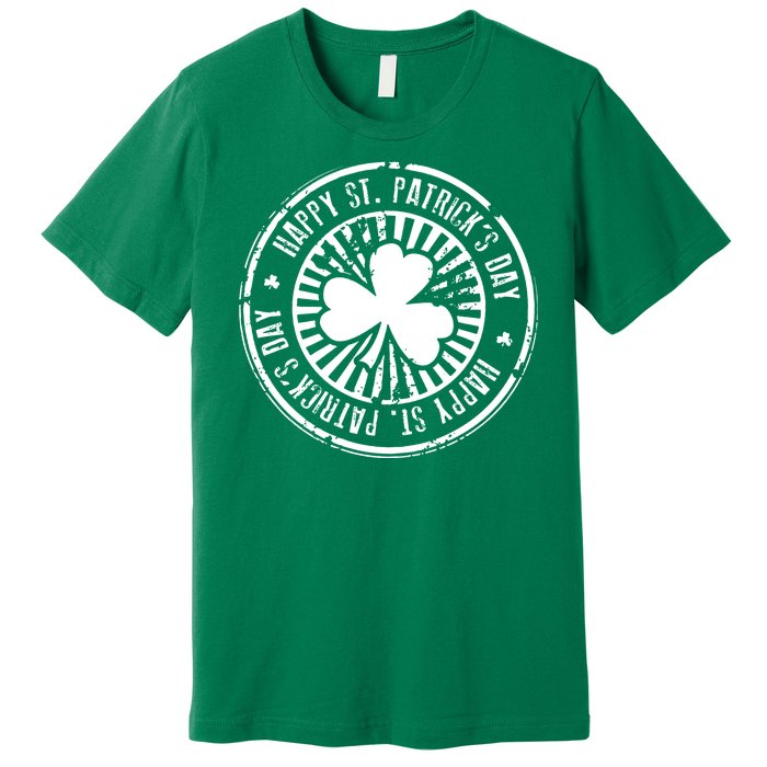 Happy St Patrick's Day Logo Premium T-Shirt