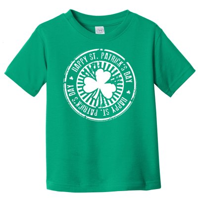 Happy St Patrick's Day Logo Toddler T-Shirt