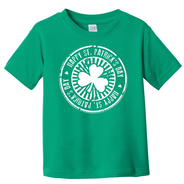 Happy St Patrick's Day Logo Toddler T-Shirt