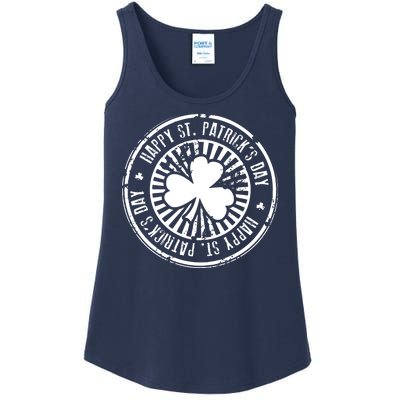 Happy St Patrick's Day Logo Ladies Essential Tank