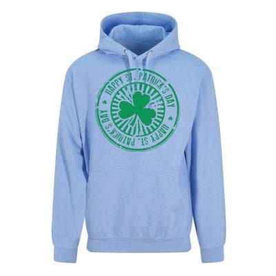 Happy St Patrick's Day Logo Unisex Surf Hoodie