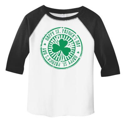 Happy St Patrick's Day Logo Toddler Fine Jersey T-Shirt