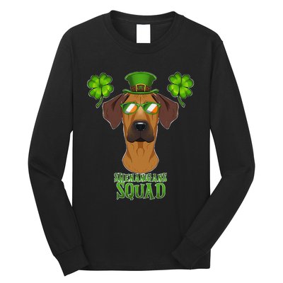 happy St. Patricks Day Rottweiler Shenanigans apparel Long Sleeve Shirt