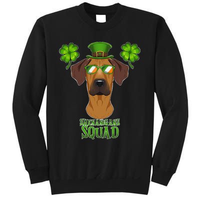 happy St. Patricks Day Rottweiler Shenanigans apparel Sweatshirt