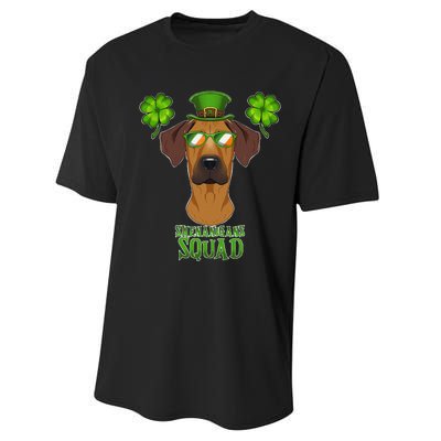 happy St. Patricks Day Rottweiler Shenanigans apparel Performance Sprint T-Shirt