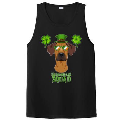 happy St. Patricks Day Rottweiler Shenanigans apparel PosiCharge Competitor Tank